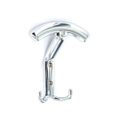 Image of Securit Chrome Modern Triple Hook 140mm