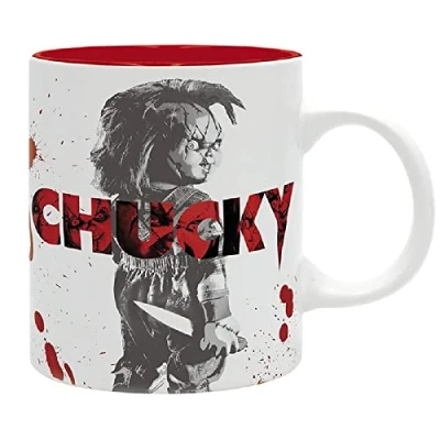 Image of Chucky the Killer Doll Mug Childs Play Coffee Logo Gift Box