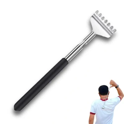 Image of Back Scratcher, Portable Extendable Telescopic Stainless Steel Scratcher Massager, Scratch