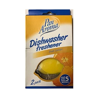 Image of 2x Dishwasher Fresheners Lemon By Pan Aroma