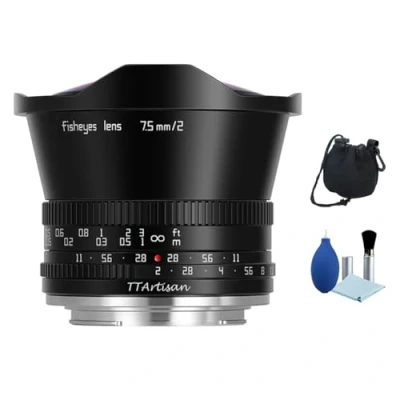 Image of TTArtisan 7.5mm F2 APS C Fisheye Lens 180 Ultra Wide Angle Large Aperture Manual Focus for Panasonic/Olympus M4/3 Camera G1 G85 GF1 GF9 GM1 GH2 GH5 EM10II EPL9 EPM1 EM10III