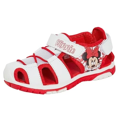 Image of Minnie Mouse Sandals EU 32 / UK 13 Child White Red