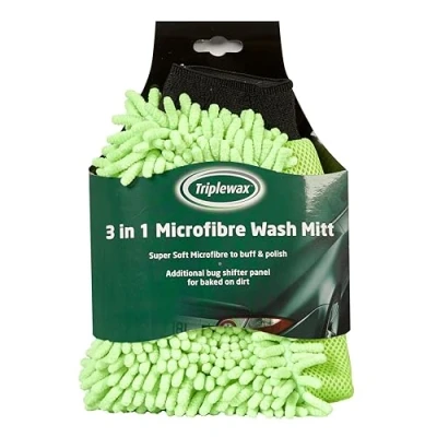 Image of 3 in 1 Microfibre Wash Mitt