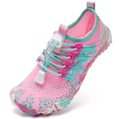 Image of Water Shoes Kids Girls Swim for Beach Pool Sport Aqua Quick Dry Barefoot（Light Pink 31EU）