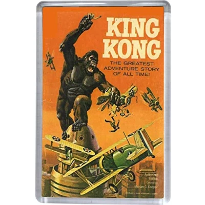 Image of King Kong Empire State Movie Poster Fridge Magnet 5 x 7.5 cm