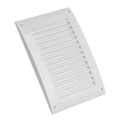 Image of 170x250mm / 6.7x10 inch Air Vent Cover Ventilation Grille with Flyscreen ABS Plastic White