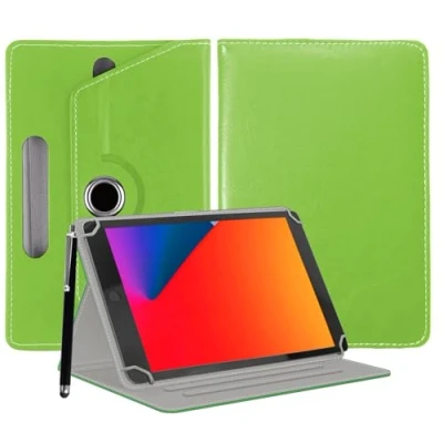 Image of EKAM Universal Case for 10 inch Tablet, 9inch 10inch Fits Samsung Tab A7/A8, A9 plus 11&quot;,iPad 9.7/10.2,iPad 10.9 2022, Lenovo M10, Fire HD 10/Fire max 1 (Green)