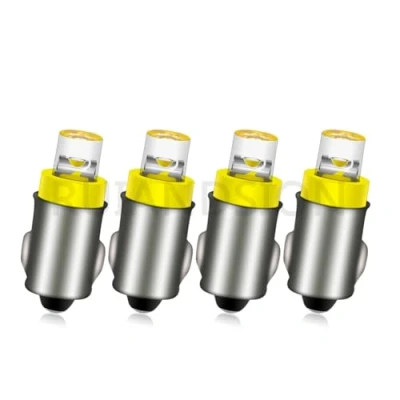Image of Ruiandsion 4pcs 12V BA7S LED Dashboard Light Bulbs F3 1 DC 50LM Amber,Negative Earth…