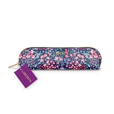 Image of Liberty Tanjore Gardens Tile Navy Pencil Case