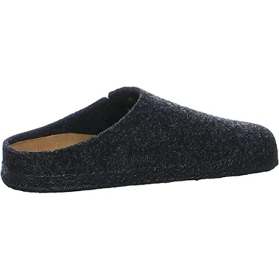 Image of Birkenstock Womens Zermatt Backless Mules Slippers Grey 5 UK