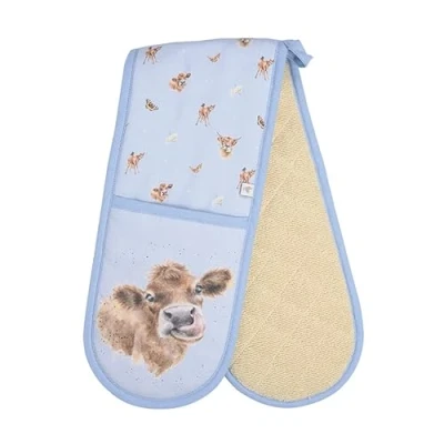 Image of Wrendale Designs Farmyard Friends Double Oven Glove