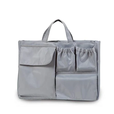 Image of Childhome, Bag Organizer, Multi Compartment, Compatible with Mommy Bag, Grey