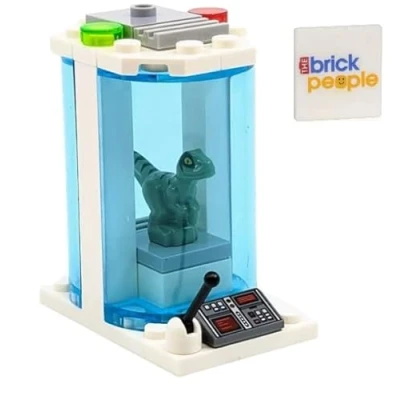 Image of LEGO Jurassic World: Baby Raptor with Incubator Labratory