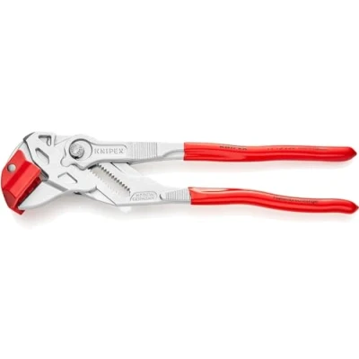 Image of Knipex Tile Breaking Pliers chrome plated, plastic coated 250 mm 91 13