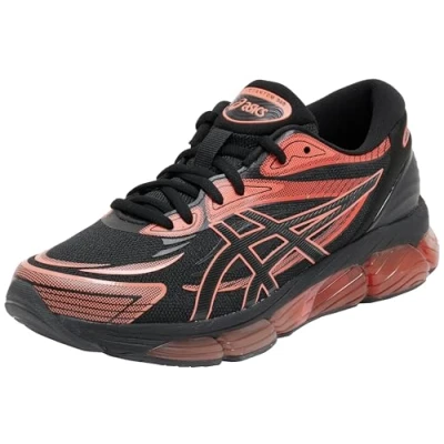 Image of ASICS Men&#039;s Gel Quantum 360 VIII Sneaker, Black/Cayenne, 10 UK