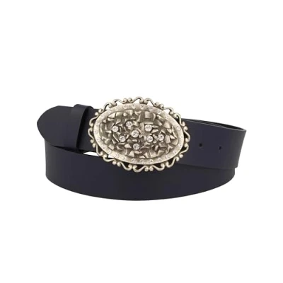 Image of MGM Women&#039;s Belt, Black (schwarz), 44 (Manufacturer size: 110)