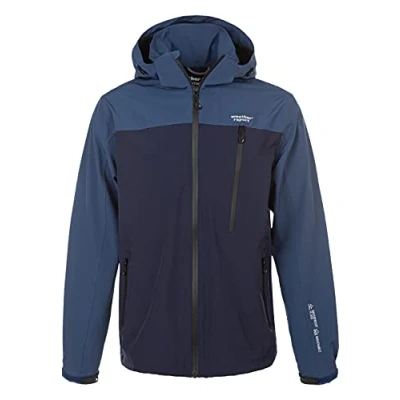 Image of WEATHER REPORT Men&#039;s Delton rain Jacket, 2048 Navy Blazer, 4XL