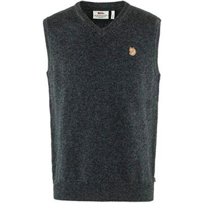 Image of FJALLRAVEN F87324 030 Övik Wool Vest M Dark Grey XXXL