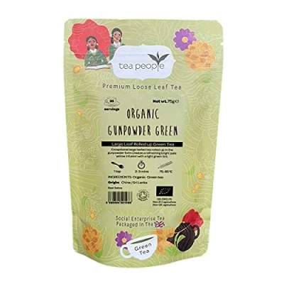 Image of Tea People Organic Gunpowder Green 75g Retail Pack