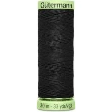 Image of Gutermann Black 30mtr/33yd Top Stitch Polyester Thread, 5.5x1.8x1.8 cm