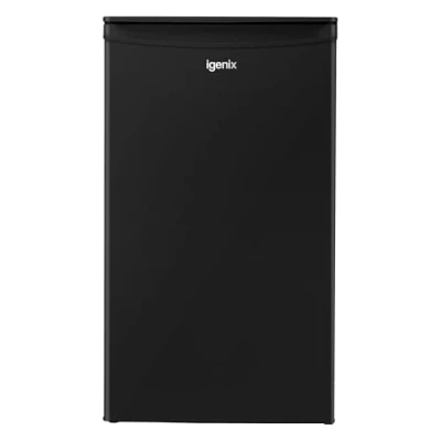 Image of Igenix IGUCB048B Freestanding Under Counter Fridge With Chill Box, 81 Litre Capacity 10 2 Adjustable Glass shelves, reversible Door, Black