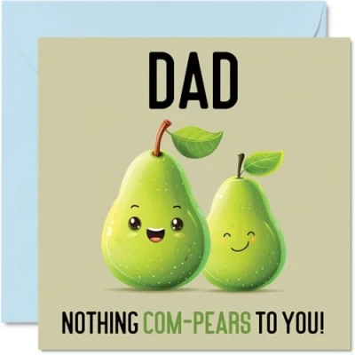 Image of Birthday Cards for Daddy Nothing Com Pears Funny Happy Card from Son Daughter, Father’s Day Father, 145mm x Joke Greeting Men Him