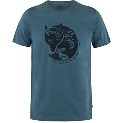 Image of FJALLRAVEN 87220 534 Arctic Fox T Shirt M Men&#039;s Indigo Blue