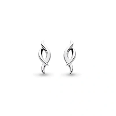 Image of Kit Heath Sterling Silver Entwine Twine Twist Stud Earrings