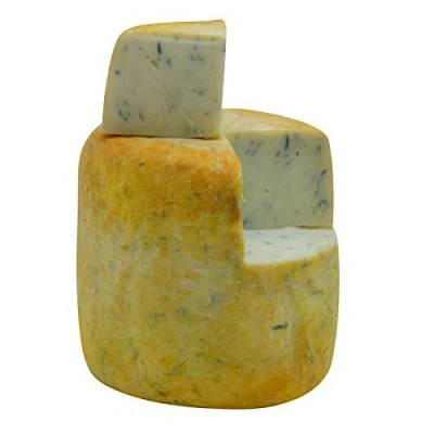 Image of MyTinyWorld Dolls House Miniature Handmade Aged Stilton Cheese