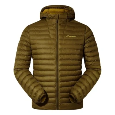Image of Berghaus Men&#039;s Vaskye Synthetic Insulated Jacket Extra Warm Durable Coat Lightweight Design Puffer Jacket, Oak Moss, L
