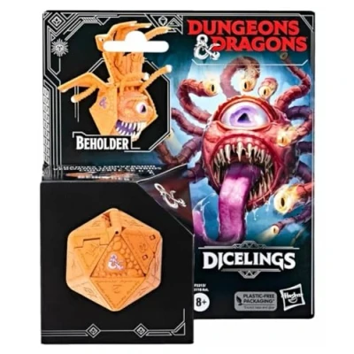 Image of Dungeons &amp; Dragons Dicelings Beholder Collectible D&amp;D Monster Dice Converting Giant d20 Action Figures Role Playing