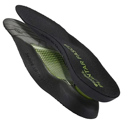 Image of Sof Sole Unisex Plantar Fascia Insole Support Orthotic Insoles Relief Bridge Heel Gel Black and, Green (Green), L UK