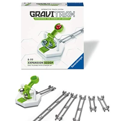 Image of Ravensburger GraviTrax Scoop Add On Extension Accessory Marble Run and Construction Toy For Kids Age 8 Years Up STEM