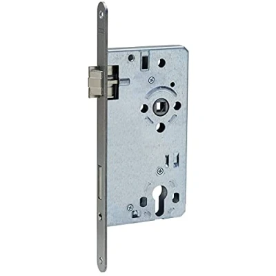 Image of ABUS 61811 ESHT PZ R G 65 92 20 Mortice Lock Silver