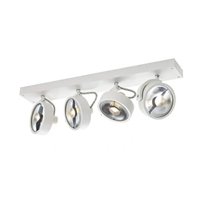 Image of SLV KALU CW/Internal Illumination, Surface, Wall Mounted Light, Ceiling Spotlight / GU10 75W White, Aluminium, 75 W