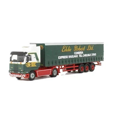 Image of Oxford Diecast STOB037 Eddie Stobart Scania R143M Curtsinside