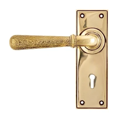 Image of Hammered Newbury Lever Aged Brass