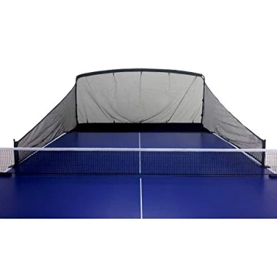Image of JOOLA iPong Carbon Fiber Table Tennis Ball Catch Net Practice Attaches to Ping Pong for Coll, Serve or Multi Training,Gray/Black