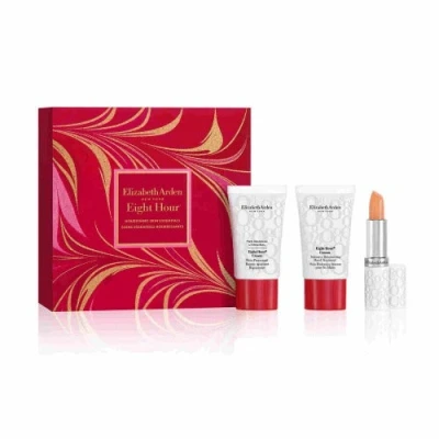 Image of Elizabeth Arden nourishing SKIN ESSENTIALS Eight Hour 3 Piece Gift Set, daily hydrating &amp; skincare, luxury gifting for women