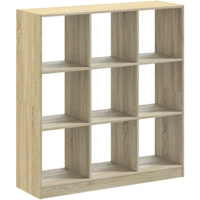 Image of vidaXL Bookcase Sonoma Oak 102x32x108 cm Engineered Wood