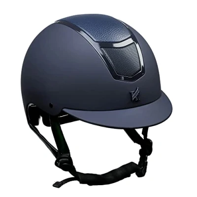 Image of Shires Karben Avena Riding Hat Navy Blue 53 55cm