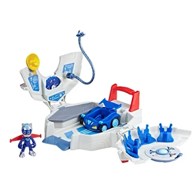 Image of PJ Masks Power Heroes Q Playset with Car and Figure, Toys for Boys Girls