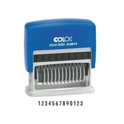 Image of Colop S120/13 Wheel Numberer 4mm Self Inking Stamp 105091