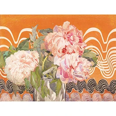 Image of Rennie Mackintosh Peonies Flowers Vase Painting Art Print Canvas Premium Wall Decor Poster Mural