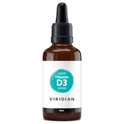 Image of Viridian Liquid Vitamin D3 Drops 2000IU 50ml
