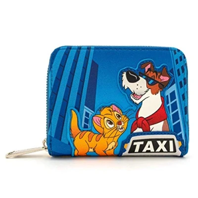 Image of Loungefly Disney Oliver and Company Taxi Ride Wrap Around Wallet
