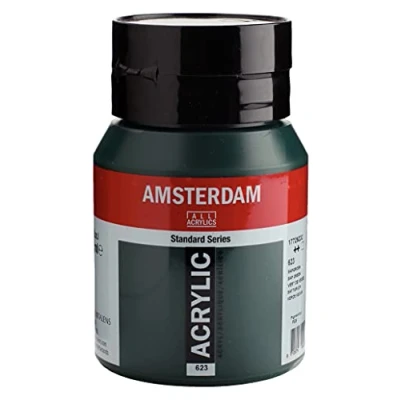 Image of Amsterdam Standard Series Acrylic Jar 500 ml Sap Green 623 (17726232)