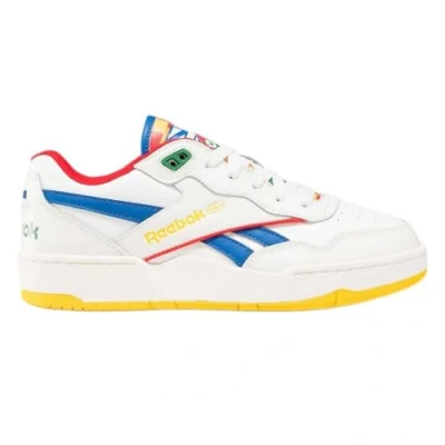Image of Reebok Unisex Kids Bb 4000 Ii Sneaker, Chalk Vecblu Vecred, 5 UK