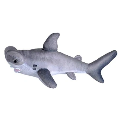 Image of Wild Republic 23415 Soft Living Ocean Mini Hammerhead Shark, Cuddly Toy, 40 cm, Multi