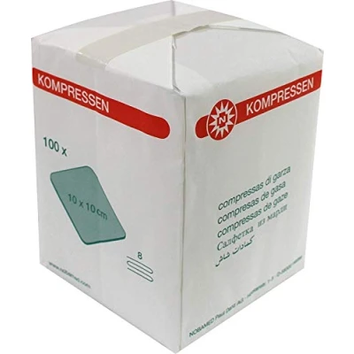 Image of Mullkompress 8FA 10 x cm, 100 Pieces